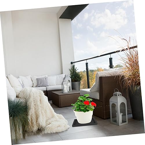 Miniatura 4 de Yardwe Planta de interior Planta Planta de Imitación Cemento Plantador Bandeja Clásico Herramienta Cuenca Bandeja