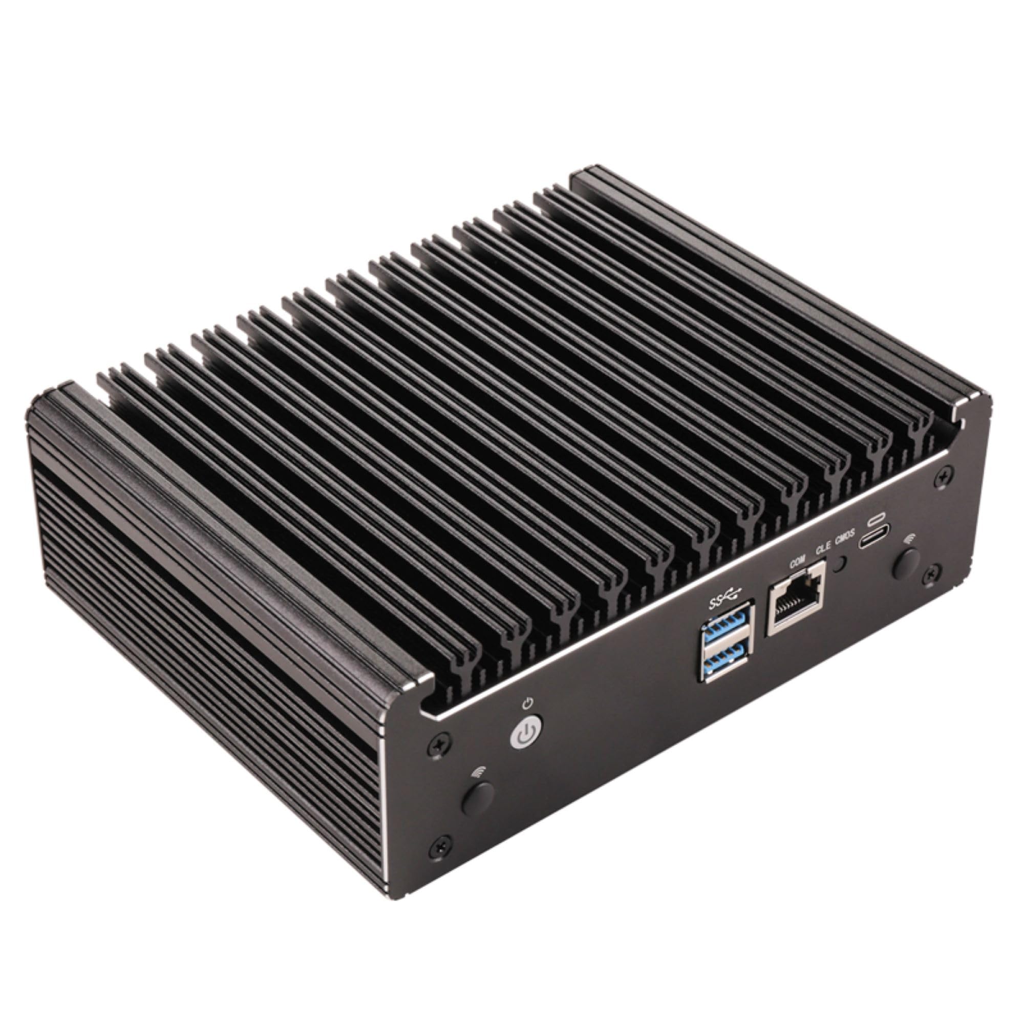 N150 Firewall Micro Appliance, Mini PC, Nano Computer, Router Compatiable with Pfsense OPNsense 16G RAM 256G SSD, 4*i226-V RJ45 Console AES-NI - 5