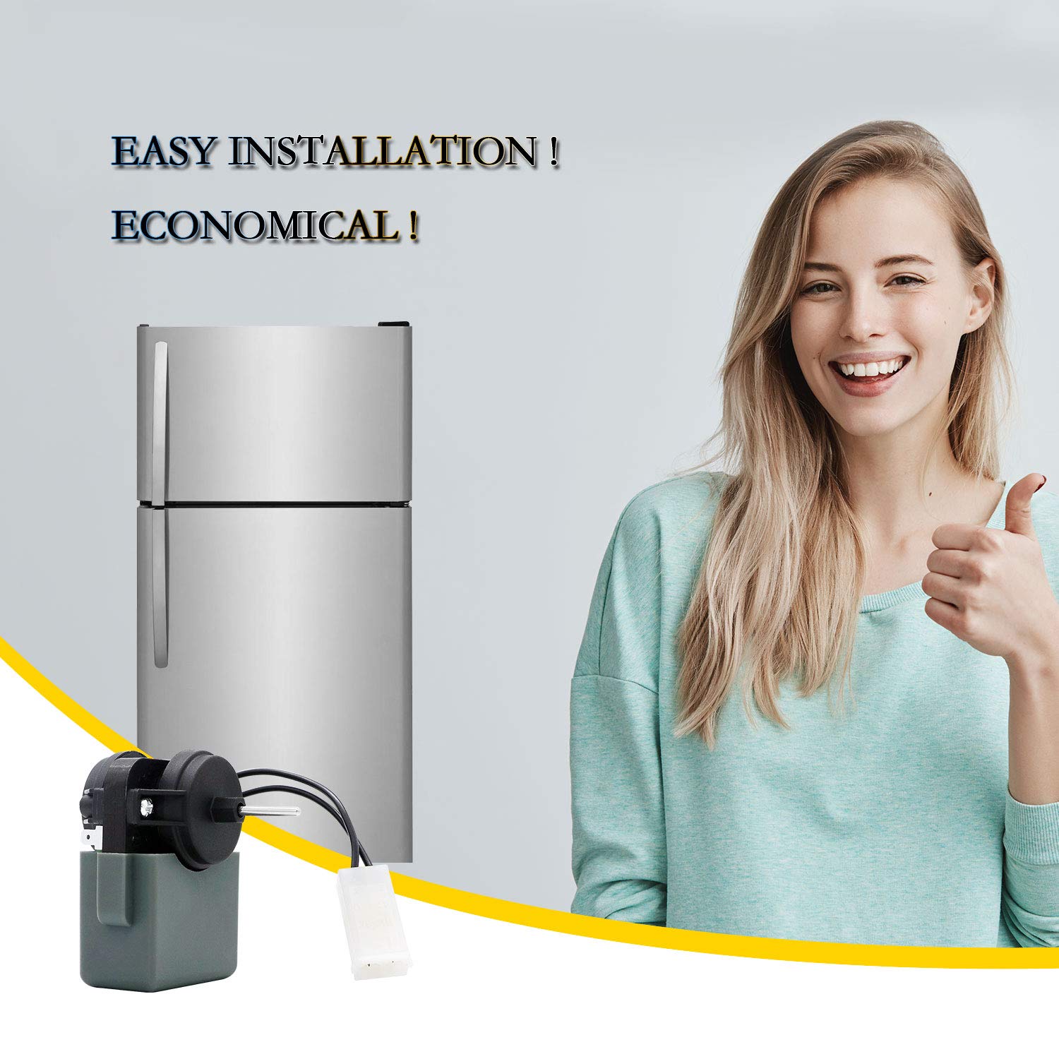 2315539 Refrigerator Evaporator Fan Motor by AMI PARTS -115 V,60 Hz-Replaces WP2315539 2219689 2225625 W10438708 AP6007247 WP2315539VP : Appliances