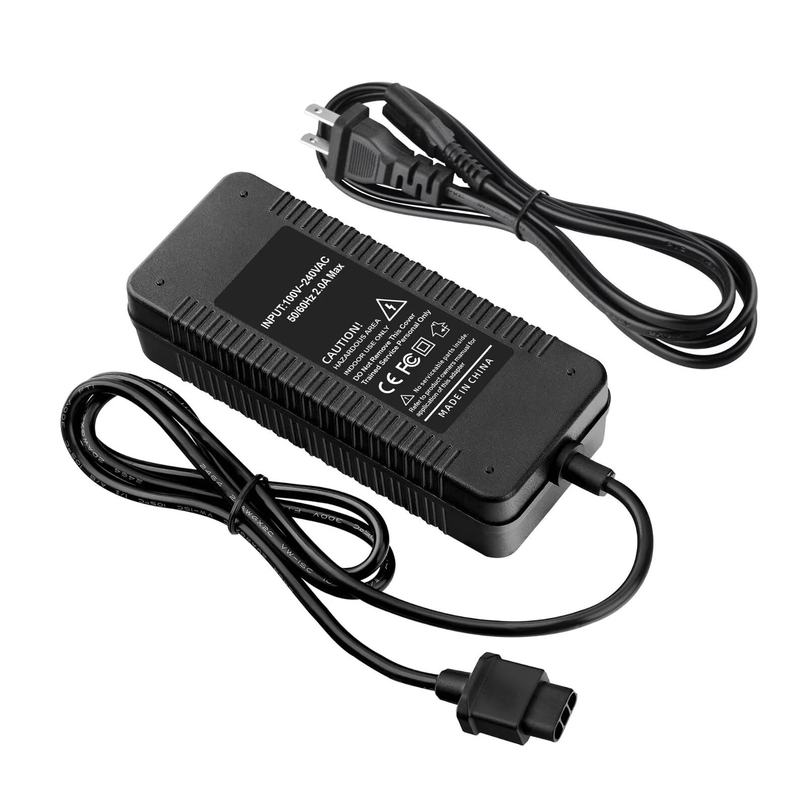 Cazxooy Battery Charger Compatible with NIU KQi2 and KQi2 Pro Electric Scooter Power Supply Cord