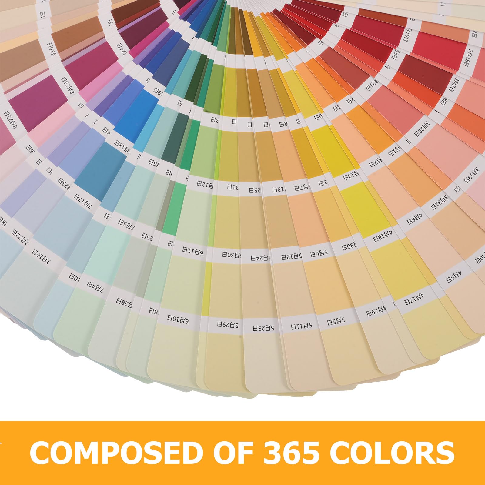 MAGICLULU Campioni di Vernice 365 Colori Standard in Carta Campione, Set per Verniciatura di Pavimenti e Oggetti, Adatto a Professionisti e Uso Domestico