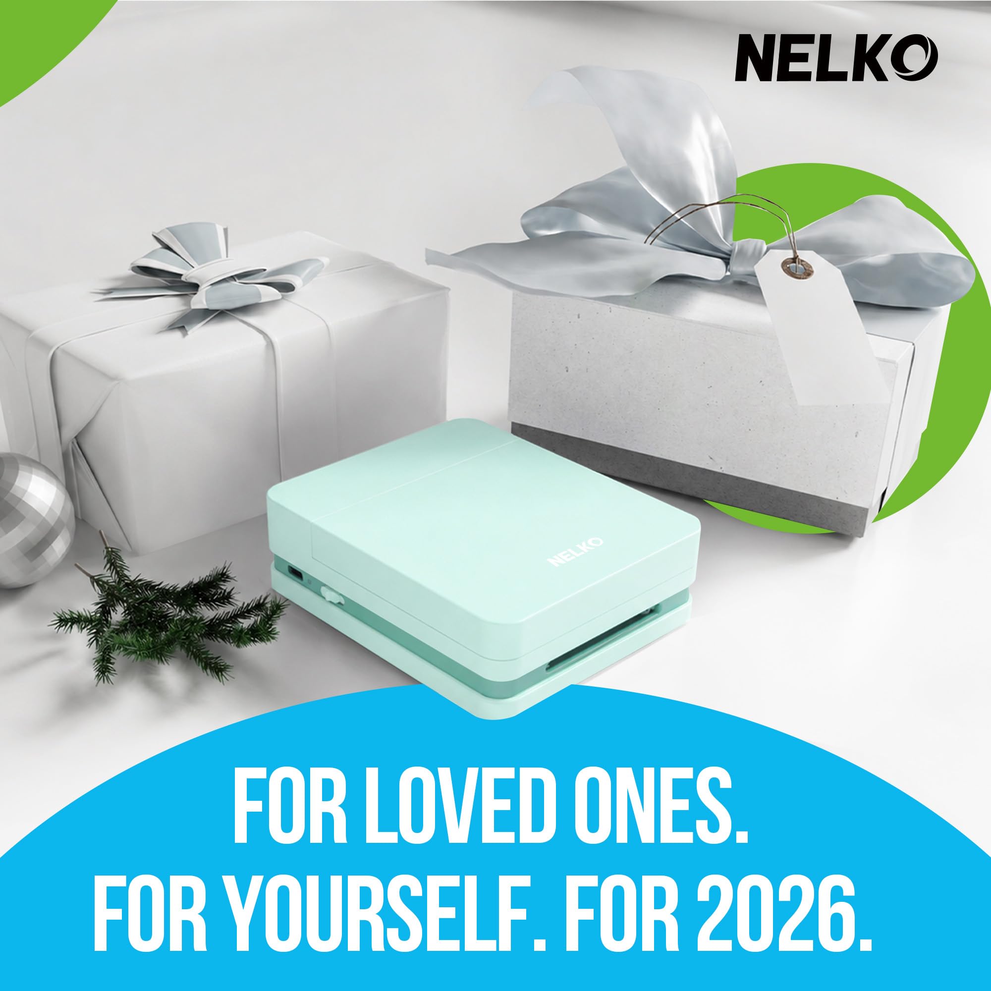 Nelko PP01 Stampante Fotografica Portatile Bluetooth per Smartphone