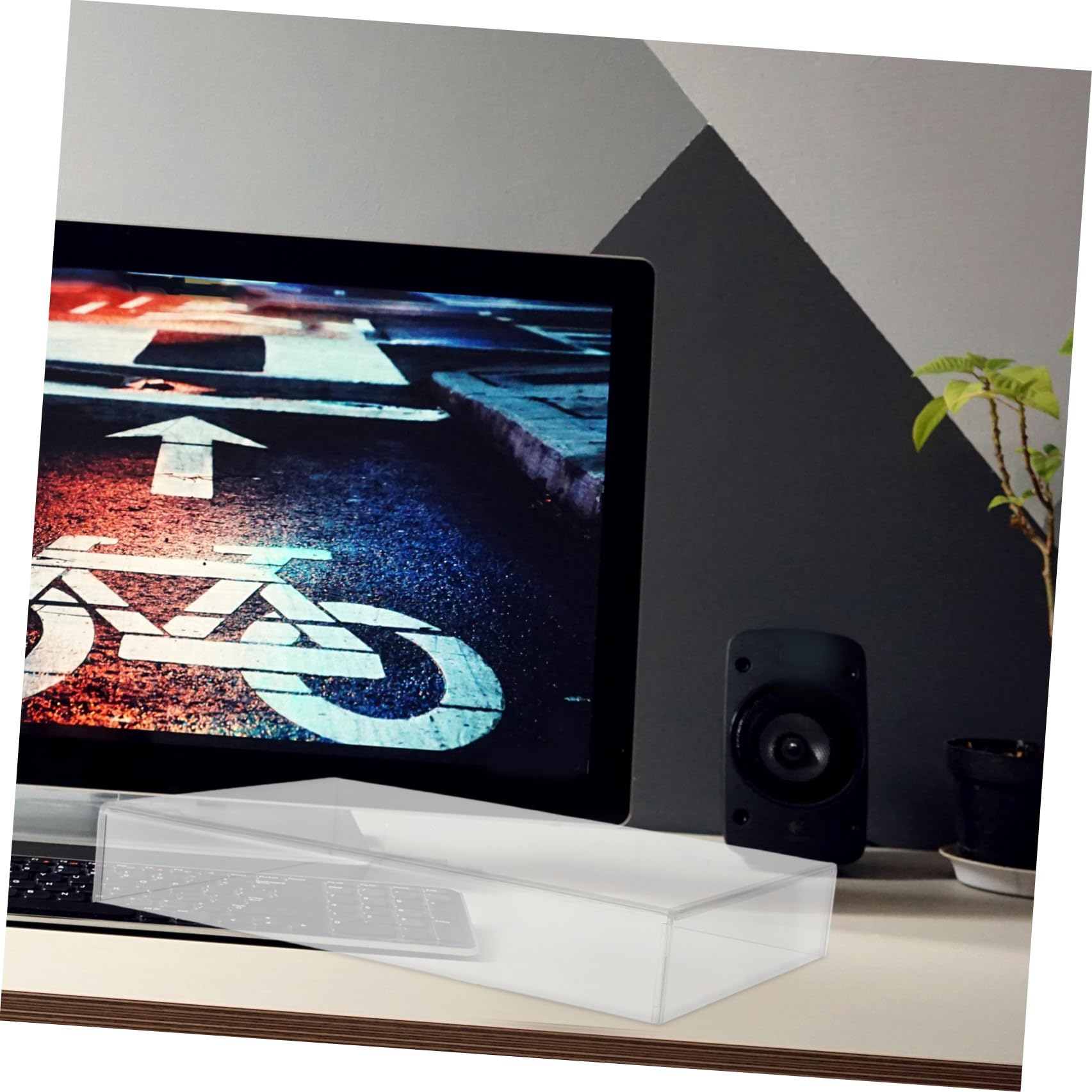 OSALADI Copri Tastiera in Acrilico Trasparente Resistente All'acqua Protezione Antipolvere e Antigatto per Laptop e Gaming Laptop per Studenti