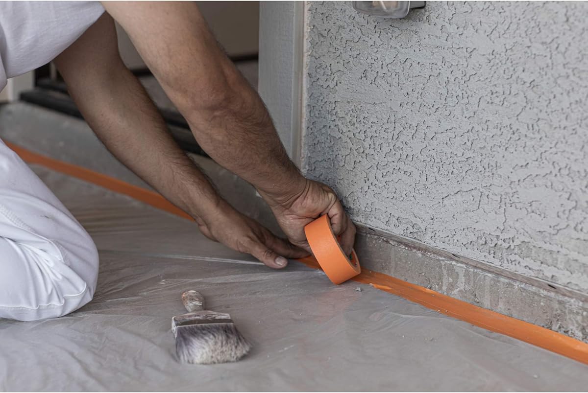 ShurTape 242812 FrogTape Cinta de pintor CP199 naranja de grado profesional de 0,94" x 60 yardas