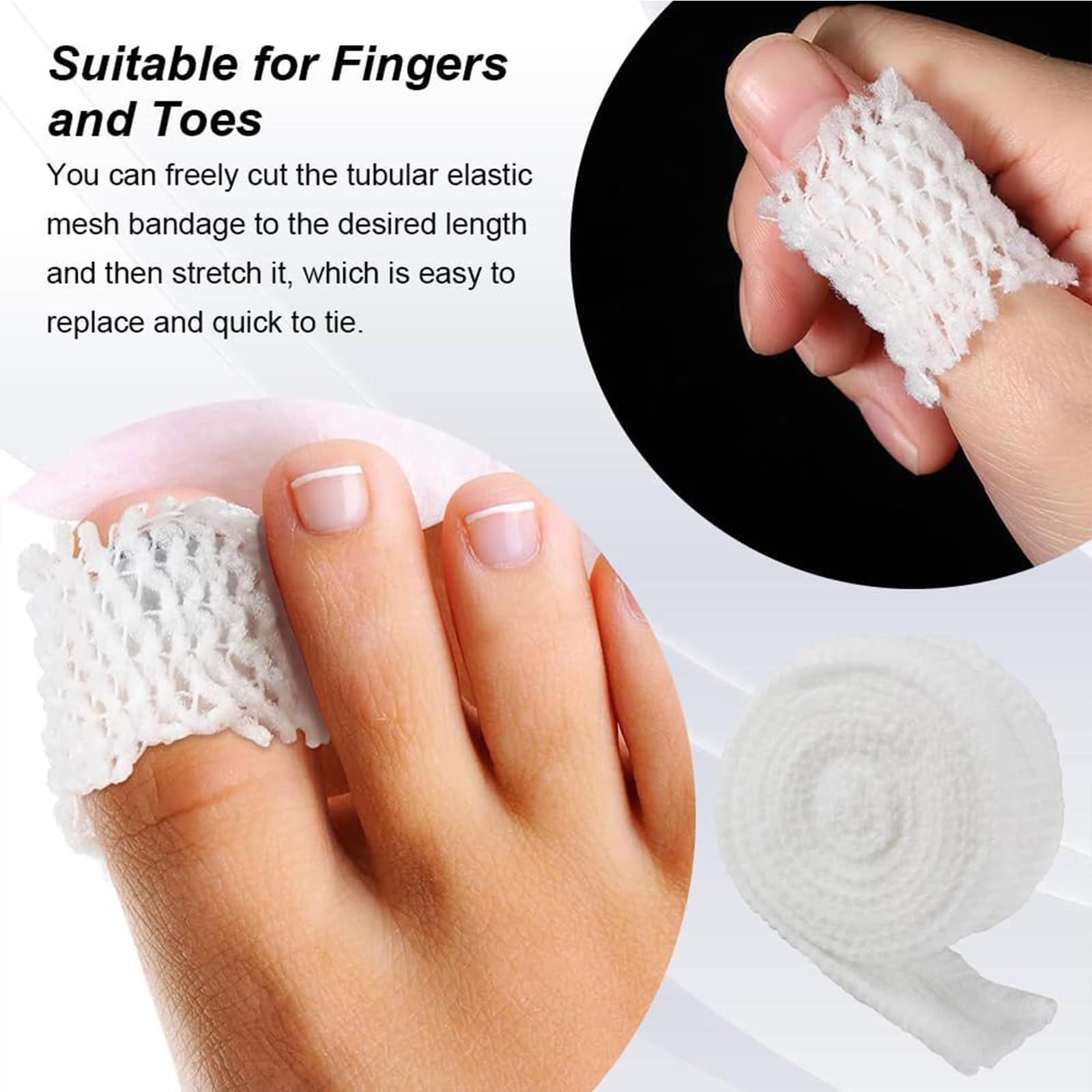 Bandage En Maille Tubulaire,Pansement en Maille élastique,Pansement Tubulaire élastique,Pansement Tubulaire élastique,Bandage en Tube Flexible Bandage en Tube en Maille Pansement en Maille Support