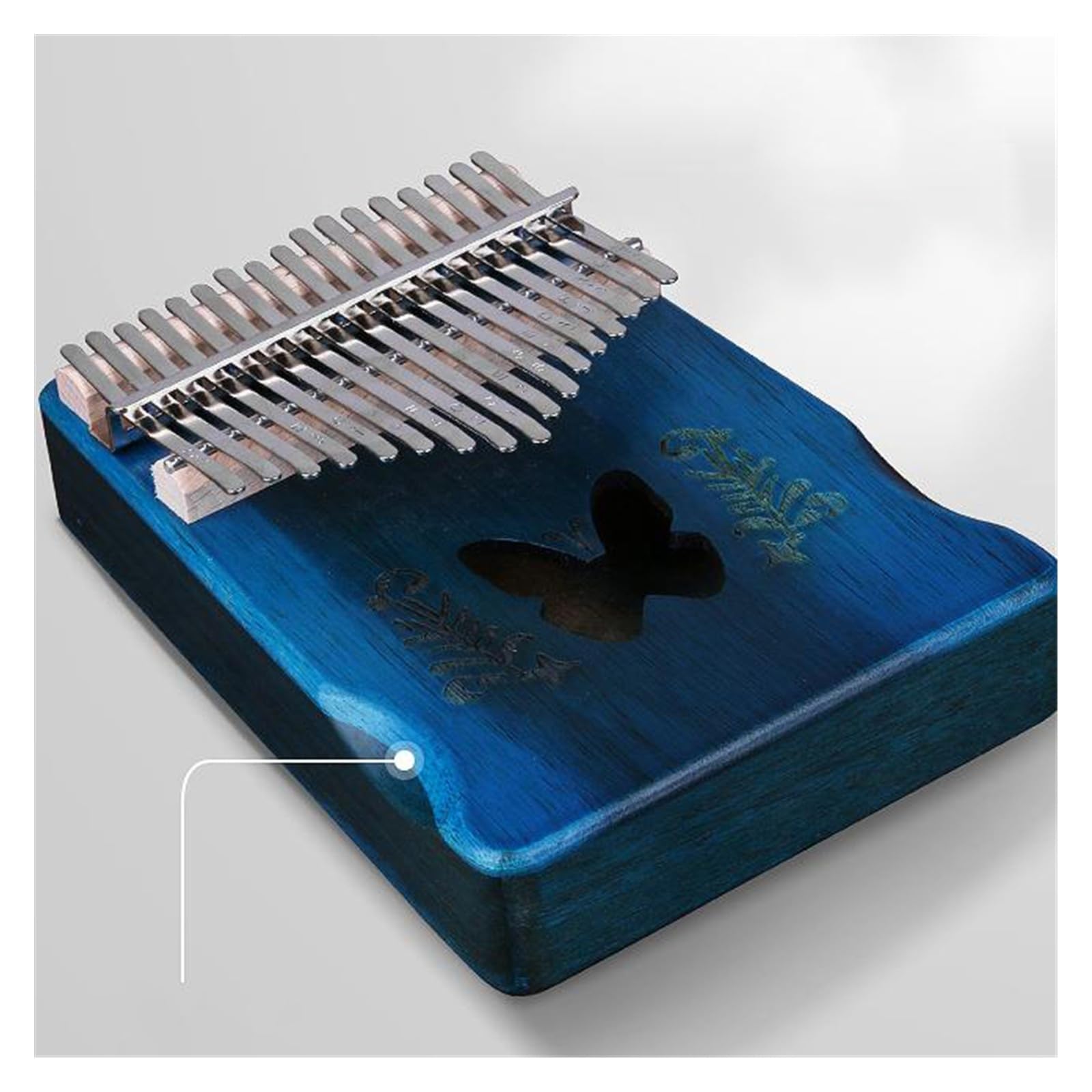 kalimba Kciuk przenośny przenośny kalimba 17 nut instrument fortepianowy dla początkujących