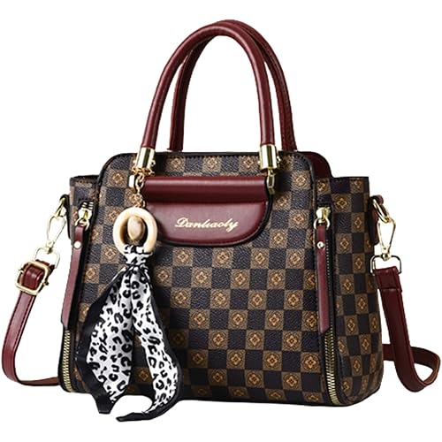 Women Handbags and Purse Tote Bags Ladies Satchel Shoulder Bag Retro Top Handle Hobo Purse