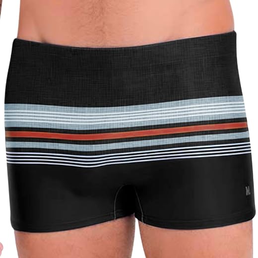 Sunga Boxer Mash Praia Piscina Dryfast Listras Masculina