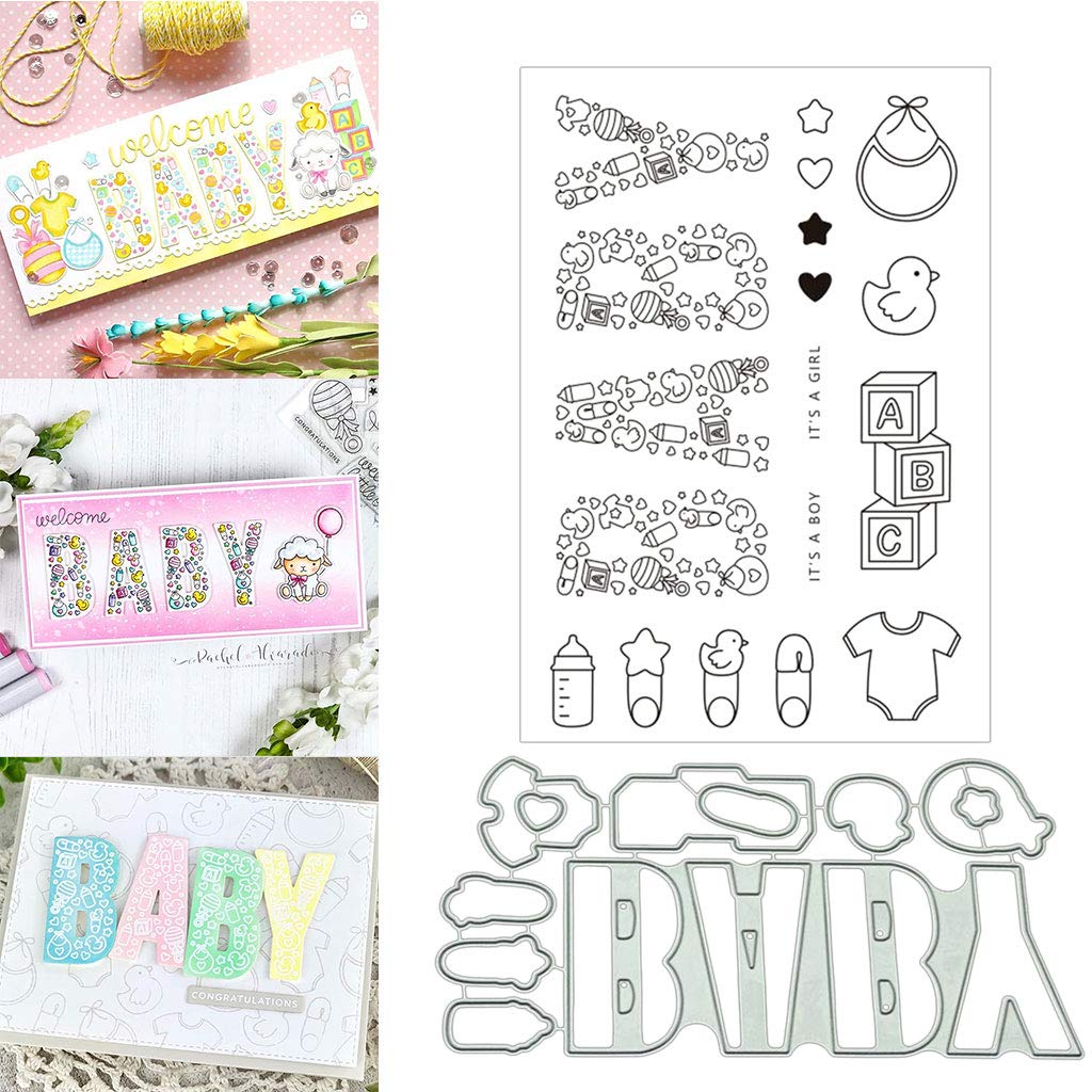 Qoiseys Set Di Timbri Trasparenti In Silicone E Fustelle In Acciaio (scoiattoli E Alberi), Per Scrapbooking E Biglietti Fai Da Te - 2