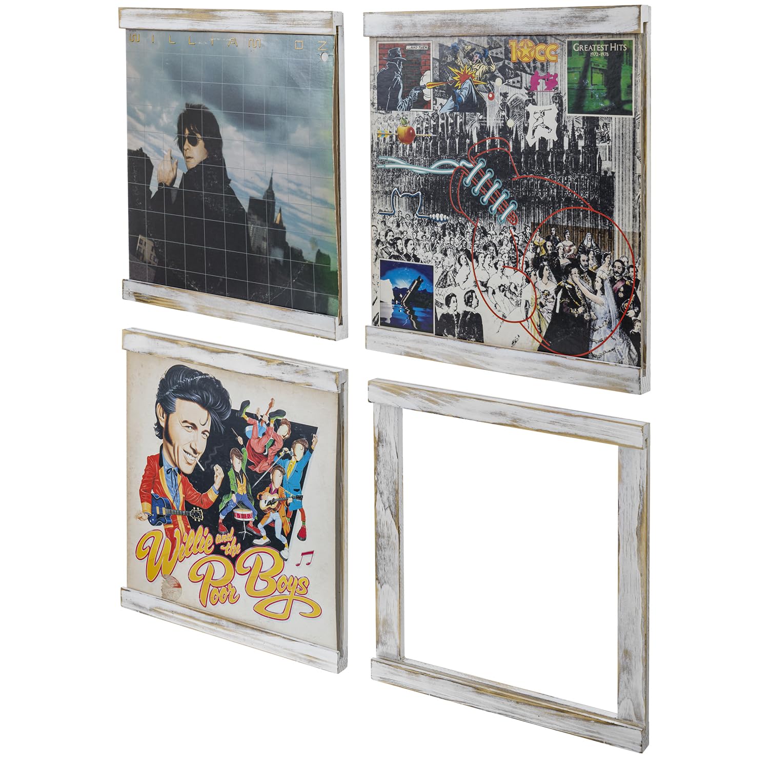 木製フレーム５個セット　レコードアルバム用 楽天市場】CDジャケットフレーム 5連×2段タイプ FR-CD-02/ FRAME