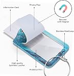 Luggage Tag for Suitcases TSA Approved, JOTO Unique Suitcase Tags Luggage Identifier for Travel, PU Leather Privacy Protection Bag Labels with Stainless Steel Loop Name Address Card -2 Pack, Style B