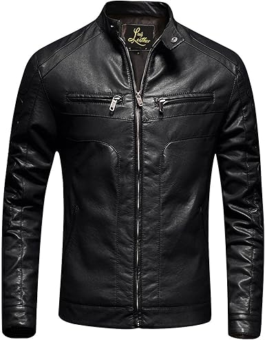 charcoal biker jacket