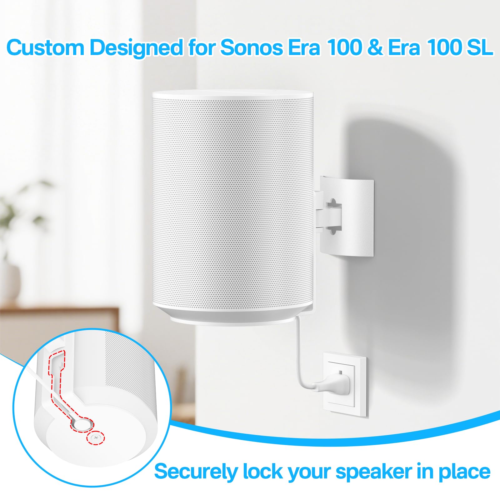 sonos era100 壁掛けマウント　純正 ウォールマウント Era 100 Mount ペア ブラック E10MPWW1BLK SONOS
