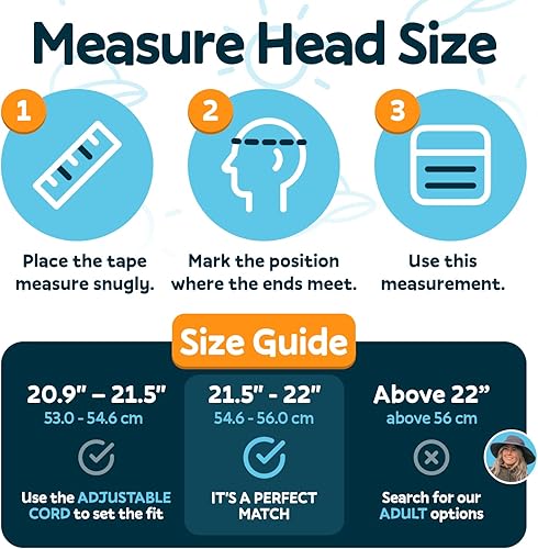 Miniatura 5 de GearTOP Kids Sun Hat Toddler Sun Hat - UPF 50+ Kids Bucket Hat Toddler Swim Hat Girls Sun Hat and Boys Beach Hat 2T-7 Years