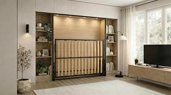 Morphy Studio Murphy Bed – Complete modular multi‑system (SizeFlex™ + TypeFlex™), space‑saving wall bed (120x190 cm, Horizontal)