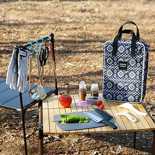 Miniatura 4 de CHICIRIS Contenedores de especias para campamento, de plástico, portátiles, multifuncionales, vacíos, juego de recipientes para especias a prueba de