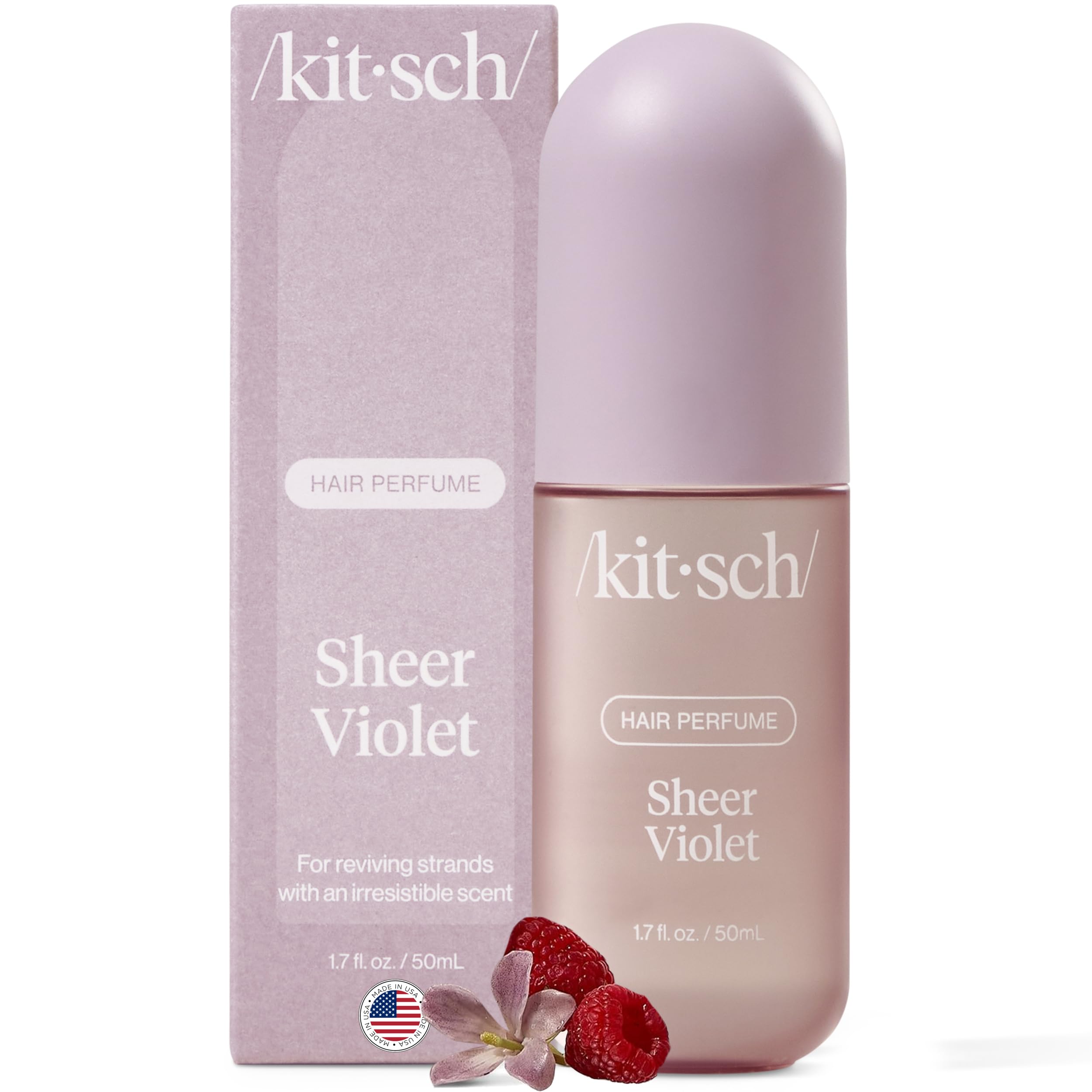 Amazon.com: Kitsch Hair Perfume for Women - Sheer Violet | Clean