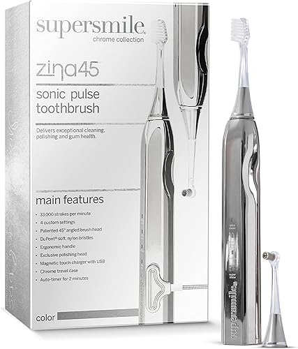 Supersmile Zina45 Deluxe Sonic Pulse cepillo de dientes eléctrico