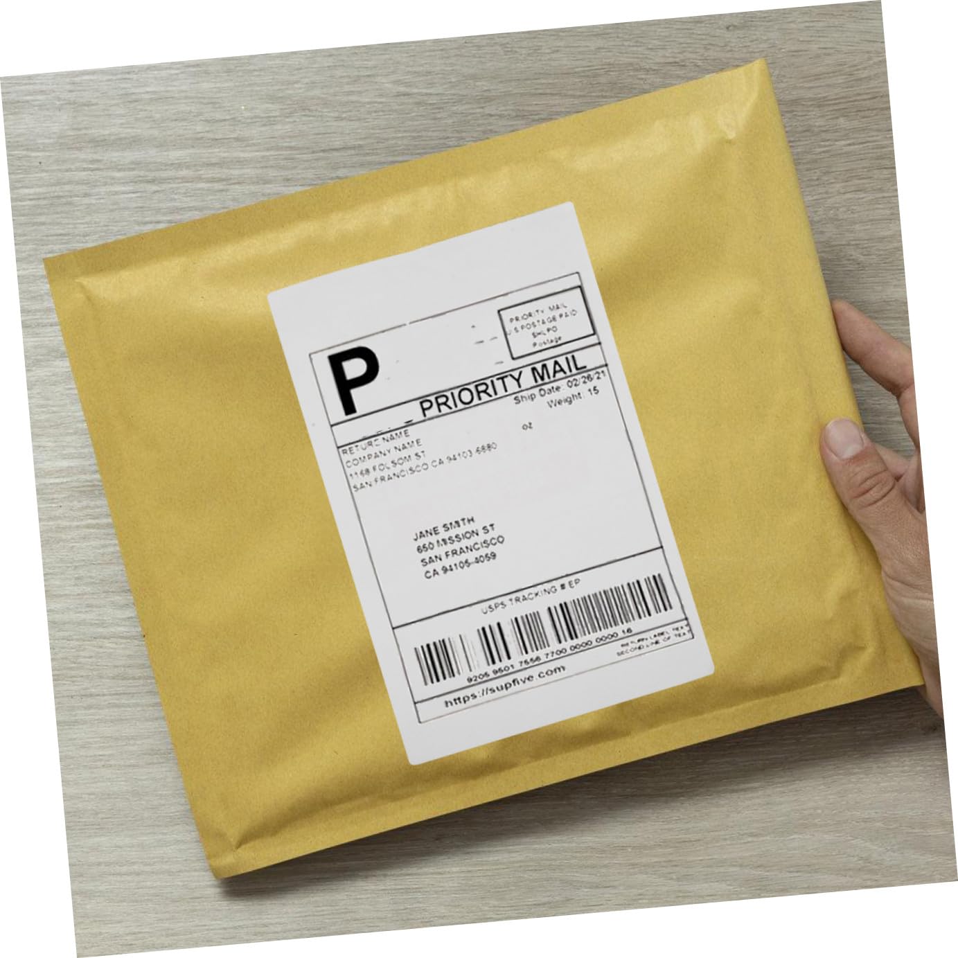 PLAFOPE 500pezzi Etichette Termiche Per Spedizioni Adesivi Compatibili Con Stampanti Rollo e Zebra Carta Per Stampa Chiara Macchie Facile Da Usare e Riutilizzabile Per Codici Barre e