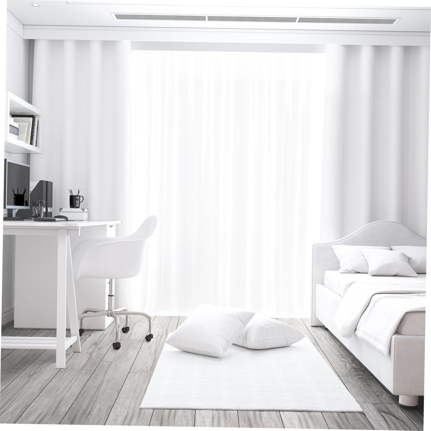 Veemoon 36Pcs Self Adhesive Floor Stickers Thickened Removable Vinyl Tiles for Creative Flooring No Residue Safe Reliable Suitable for Bedroom Living Room and Office