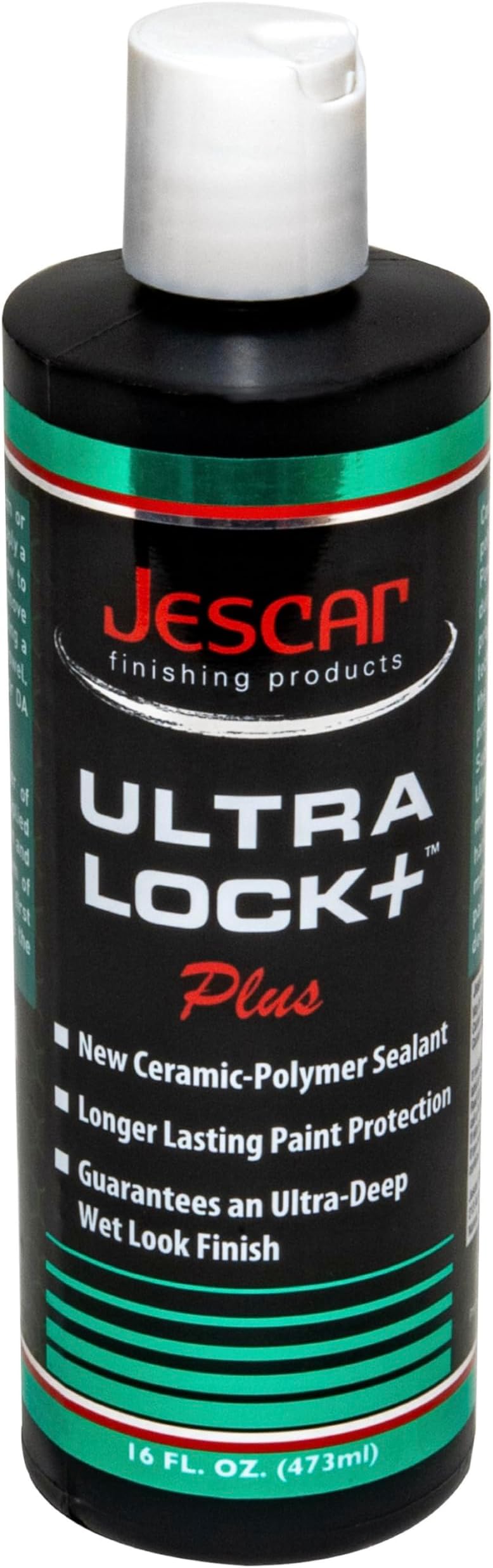 Jescar Ultra Lock + - 16oz | SiO2-Infused Advanced Polymer Sealant for Long-Lasting Paint Protection and High Gloss Finish โ UV Protection, Easy Application, Safe for Cars, Boats, RVs, and Motorcycles