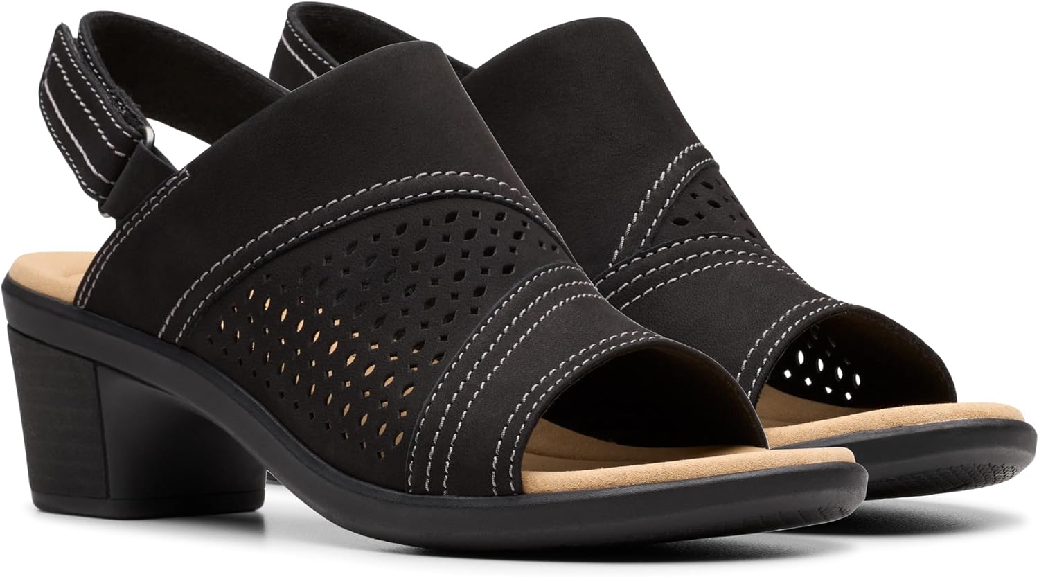 Clarks Women's Emily2 Mist Heeled Sandal