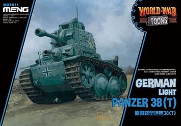 MNGWWT011 Meng World War Toons - German Light Tank Panzer 38T [Model Building KIT]