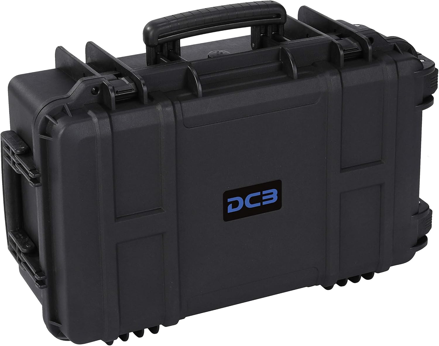 DCB Cases - Element 5453F | 22 x 13 x 9 Ext Dim | IP67 Waterproof | Pluck Foam Insert | Telescoping Handle | Rubberized Grips | Resin-Reinforced Injection Molded Plastic | Dual Lock Lid Latch | Wheels