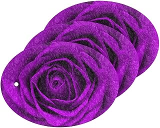 Coikll Macro View of A Rose Kitchen Sponges Cleaning Odor Free Non Scratch Dish Sponge for Cleaning Dishes Bathroom - 3 PCS