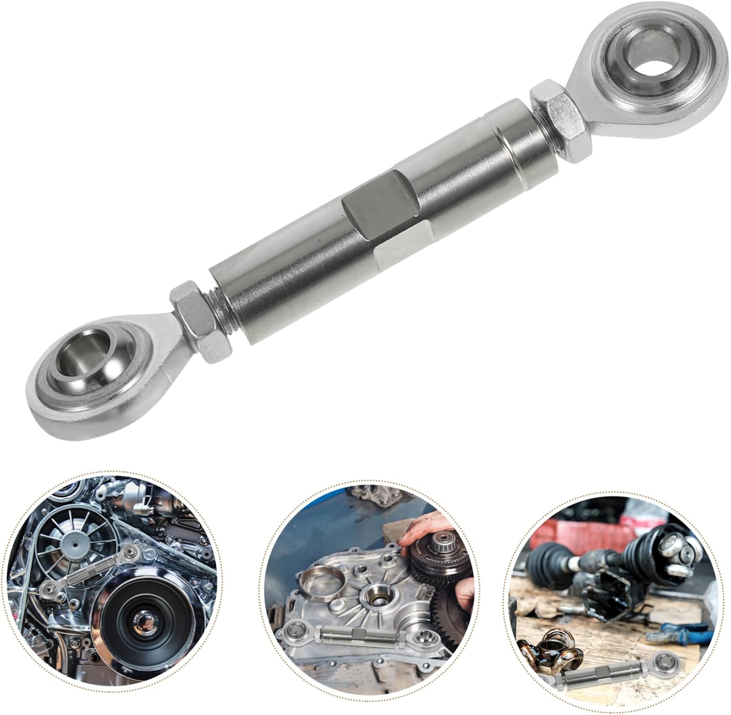 Cabilock Alternator Bracket for Cars Auto Distributor Clamp Tensioner Rod for Modification