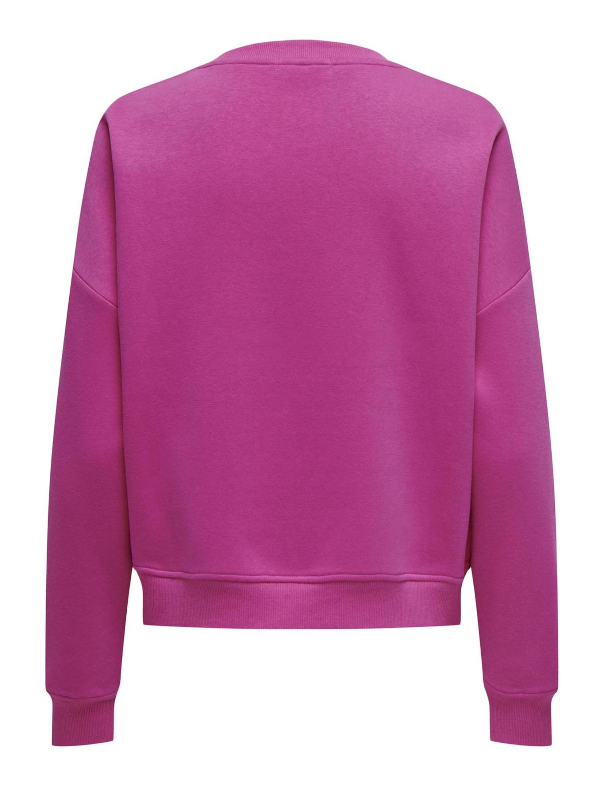 Onlsweat L/S Crew Oversize State SWT, Rose Violet, M