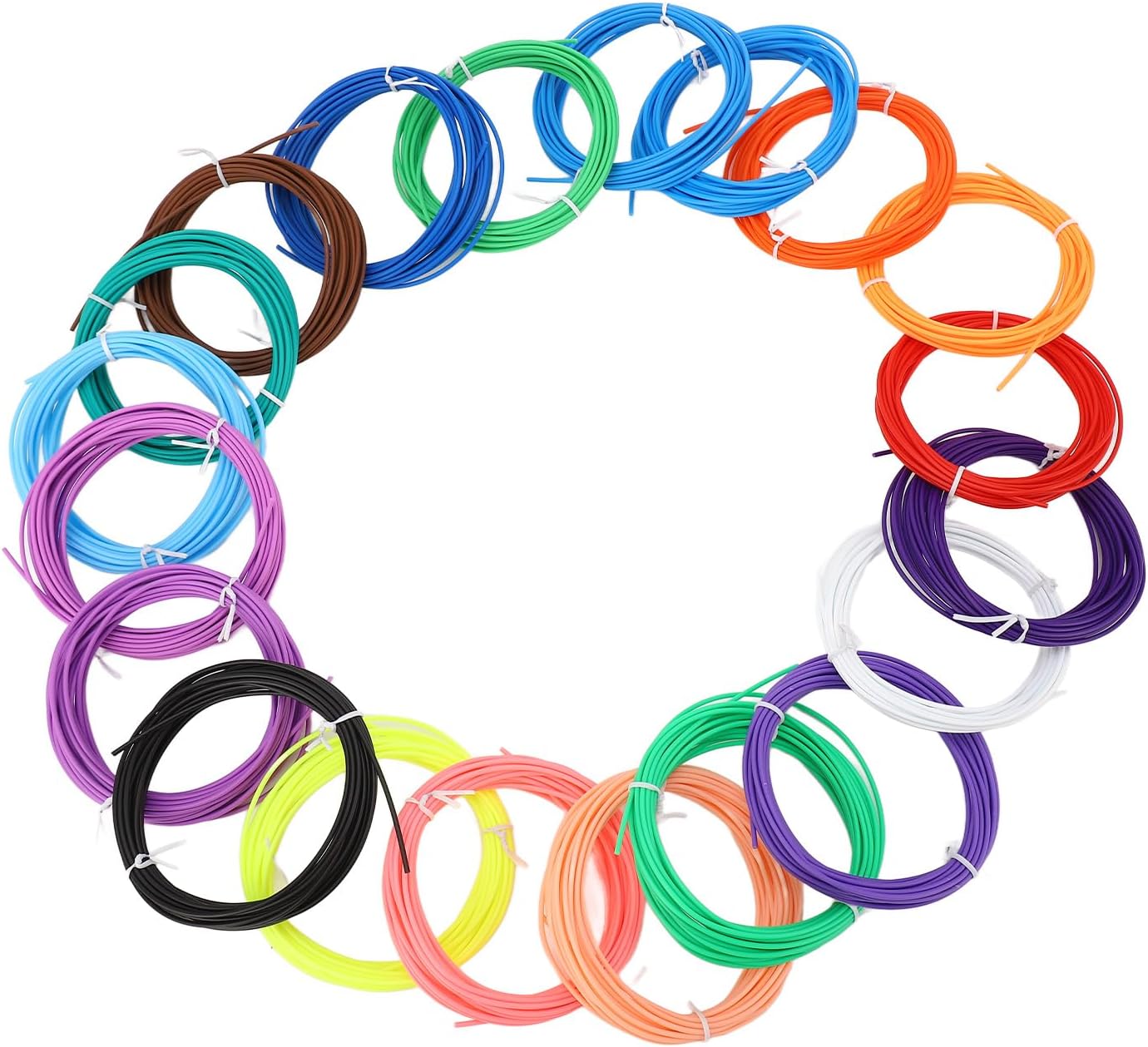 Filamento para Lápiz 3D PCL 1.75mm 20 Colores Recarga
