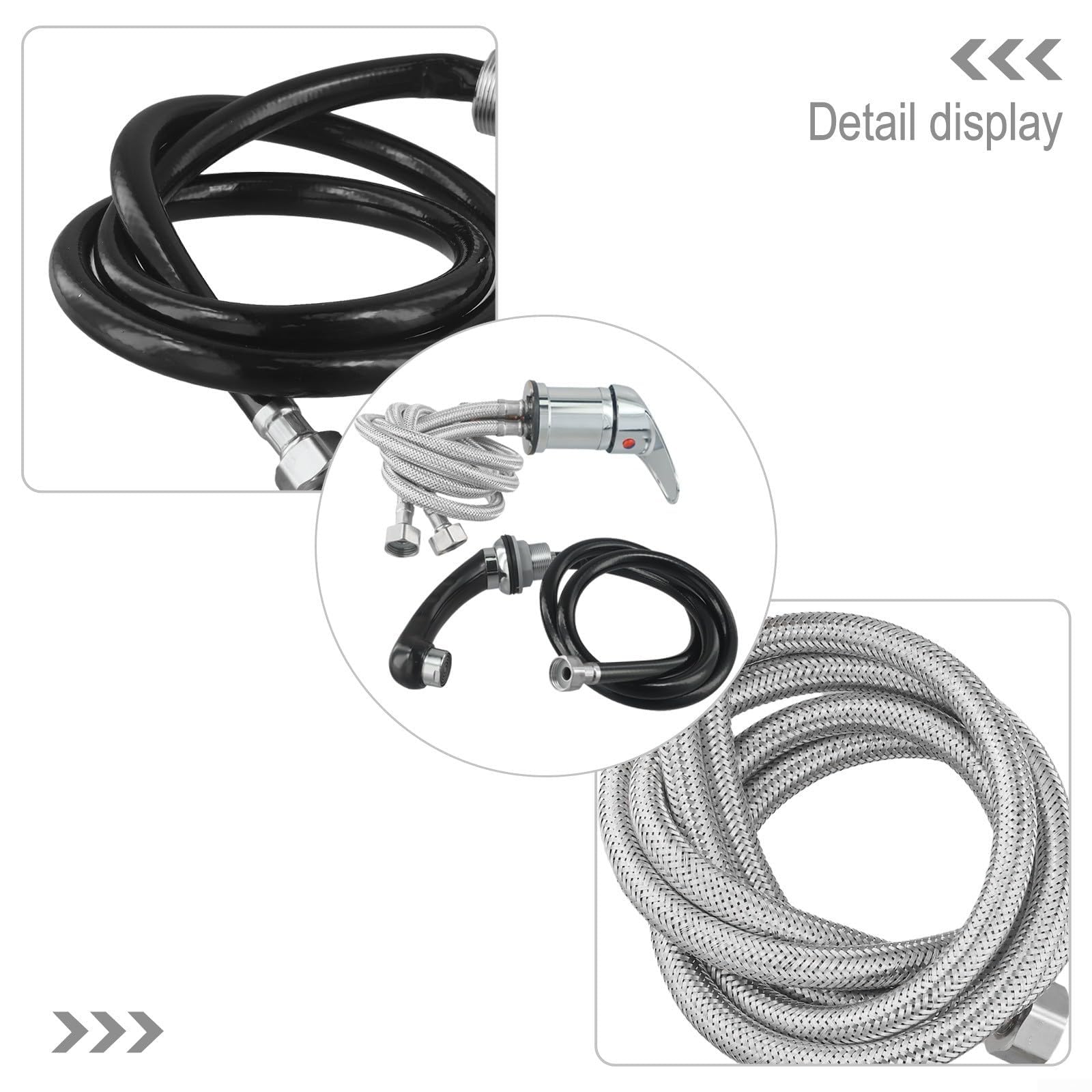 Mixer T - Juego de rociadores para peluquería, cabezal de ducha de mano y grifo de fregadero, perfecto para sillas de champú, accesorios profesionales de peluquería