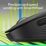 Souris sans fil Logitech Signature M650 L pleine taille - pour grandes mains, batterie de 2 ans, clics silencieux, boutons latéraux personnalisables, Bluetooth, pour PC/Mac/Appareils multiples/Chromebook - Noir