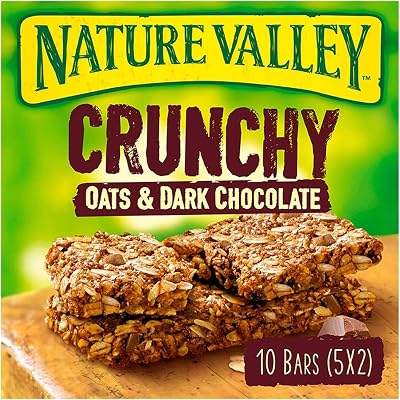 Nature Valleys Crunchy Oats & Dark Chocolate Granola Bars, 10 Count (From USA)