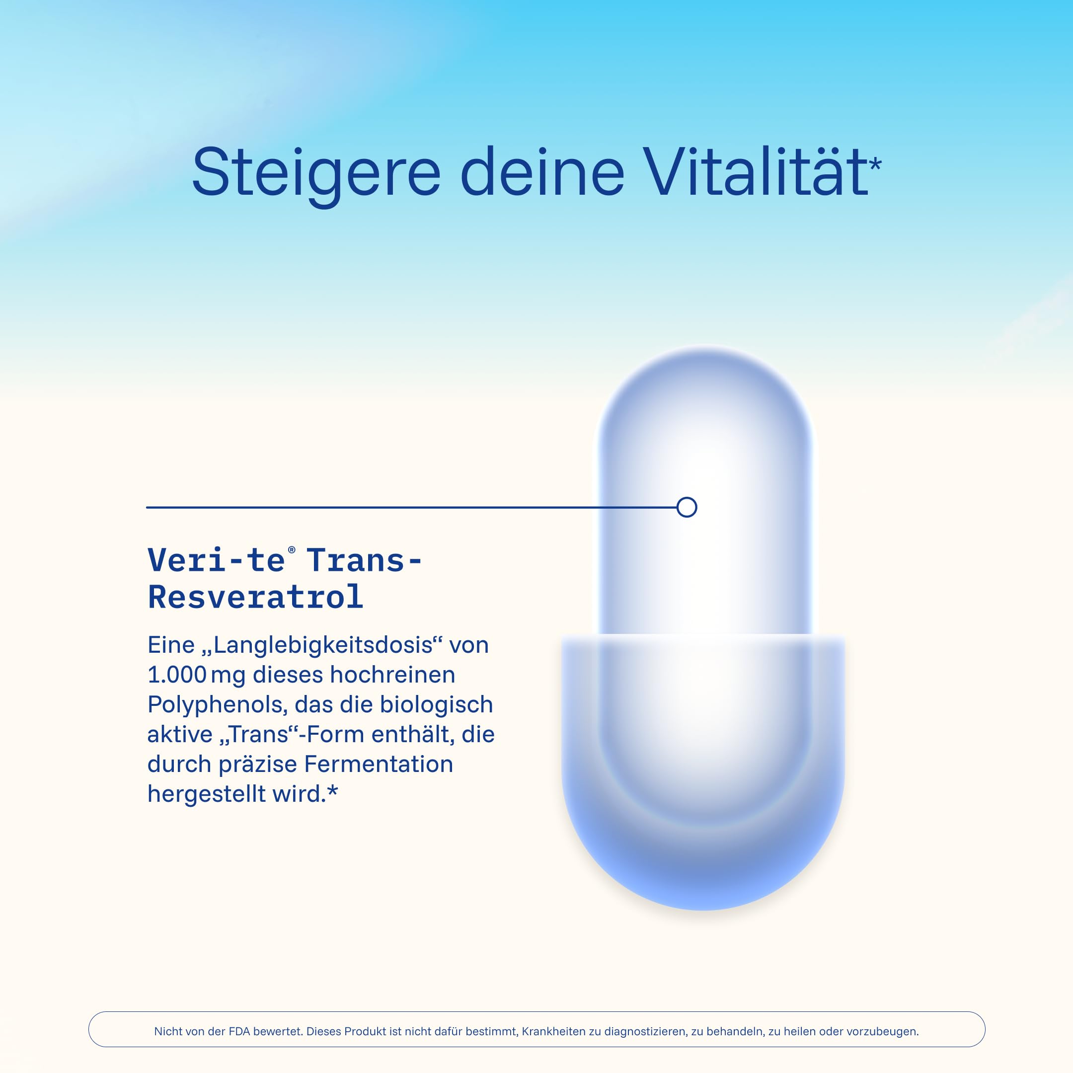 ProHealth Trans-Resveratrol Pulver 100 Gramm – Premium-Qualität, 1000 mg Resveratrol pro Messlöffel, 100 % Vegan & Laborgeprüft – Nahrungsergänzung für überlegene Aufnahme