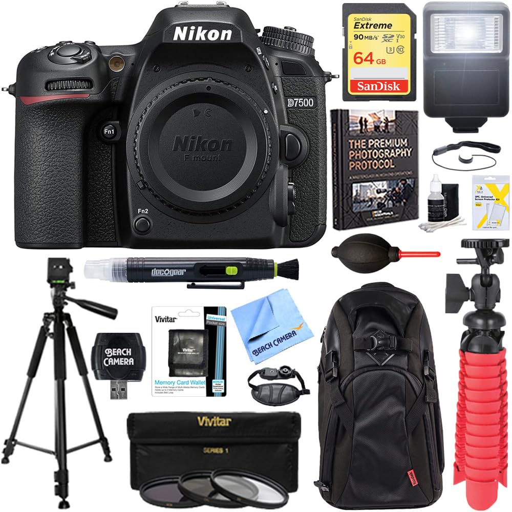 Amazon | Nikon d7500ブラックデジタルSLRカメラwith 18 – 140 mm VR