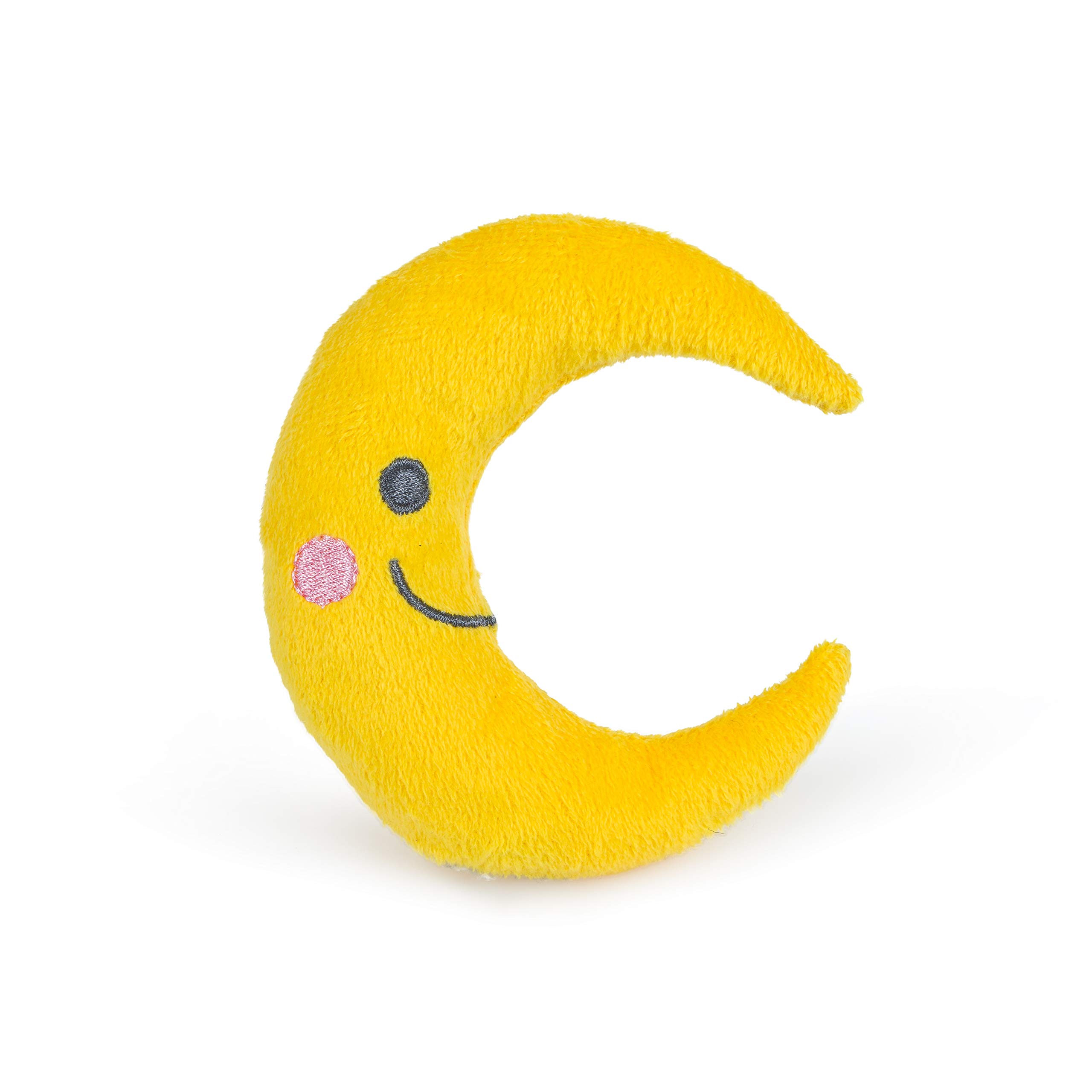 Petface (Little Petface) Moon Plush Kitten Cat Toy, Filled with Natural Catnip