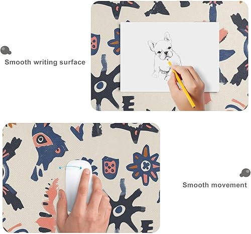 Miniatura 3 de ALAZA Retro Boho Bohemian Large Gaming Mouse Pad Big Mousepad Mice Keyboard Mat with Non-Slip Rubber Base for Computer Laptop Home & Office, 31.5 X