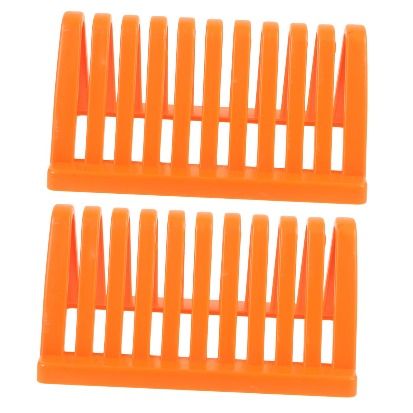 Gatuida 10pezzi Supporto Per Vetrini Microscopici Rack Per Vetrini Da Laboratorio Plastica Design Compatto e Pratico Per Esperimenti e Uso Scolastico