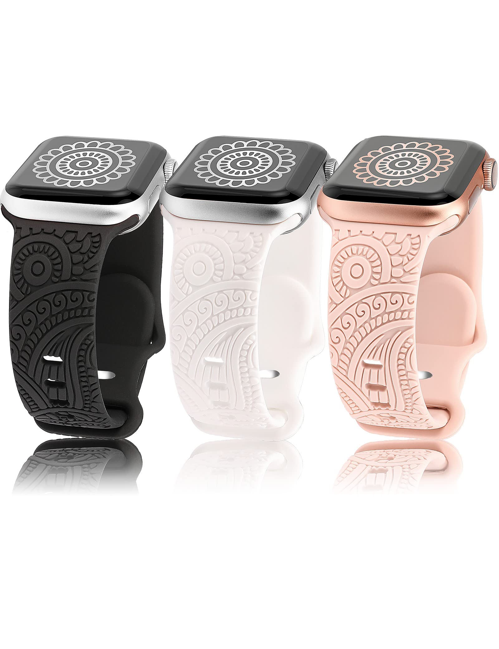 Amazon.co.jp: 【3本付き】 Apple Watch バンド/アップルウォッチ 38mm 