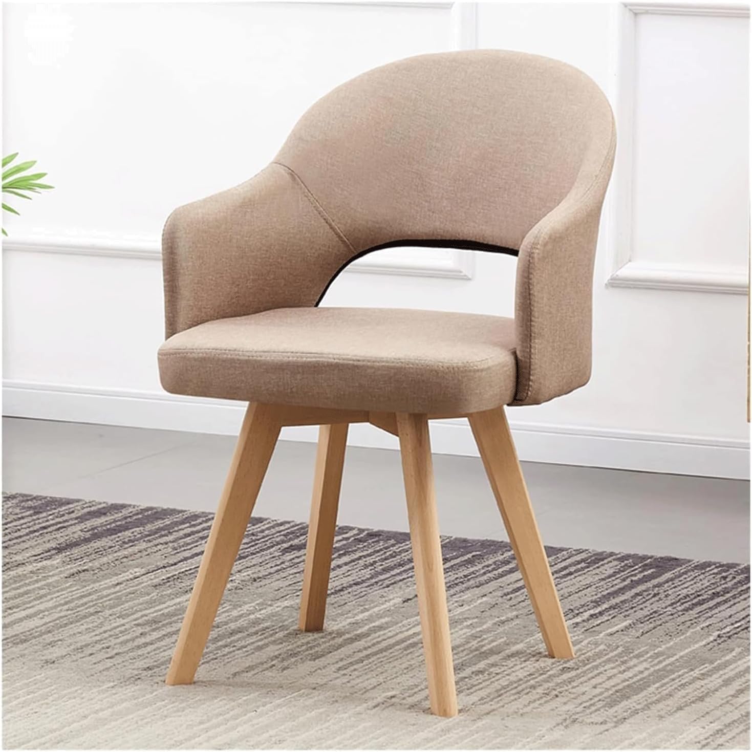 Chaise d'ordinateur moderne pivotante assise rembourrée confort bureau
