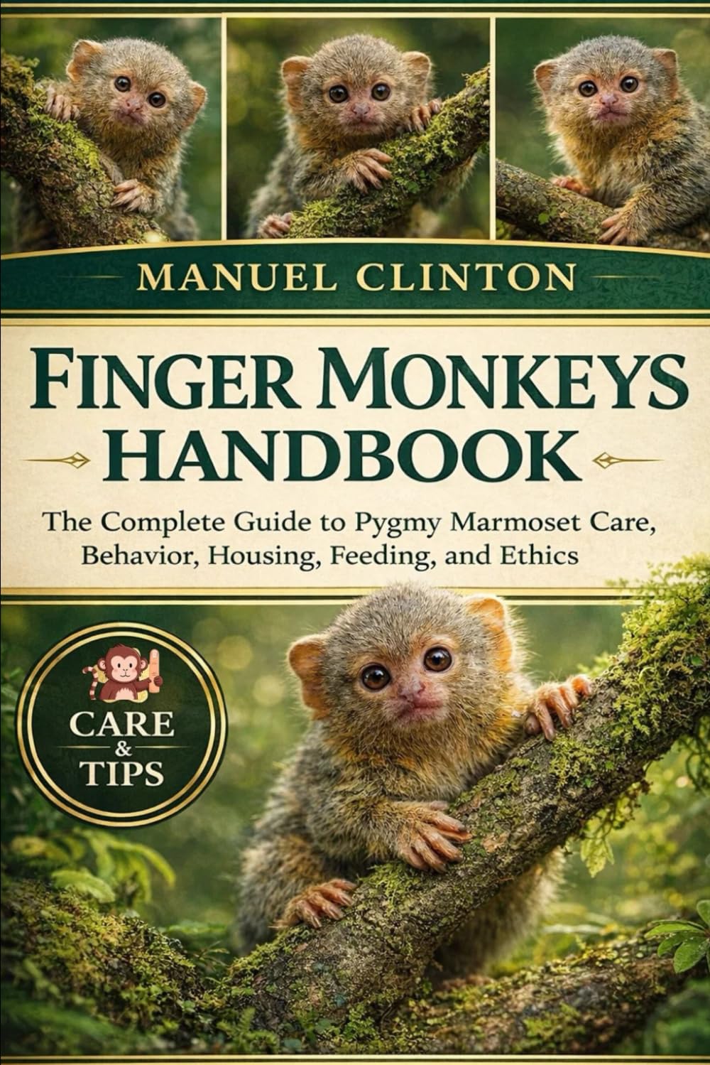 FINGER MONKEYS HANDBOOK: Finger Monkeys Handbook: The Complete Guide to Pygmy Marmoset Care, Behavior, Housing, Feeding, and Ethics