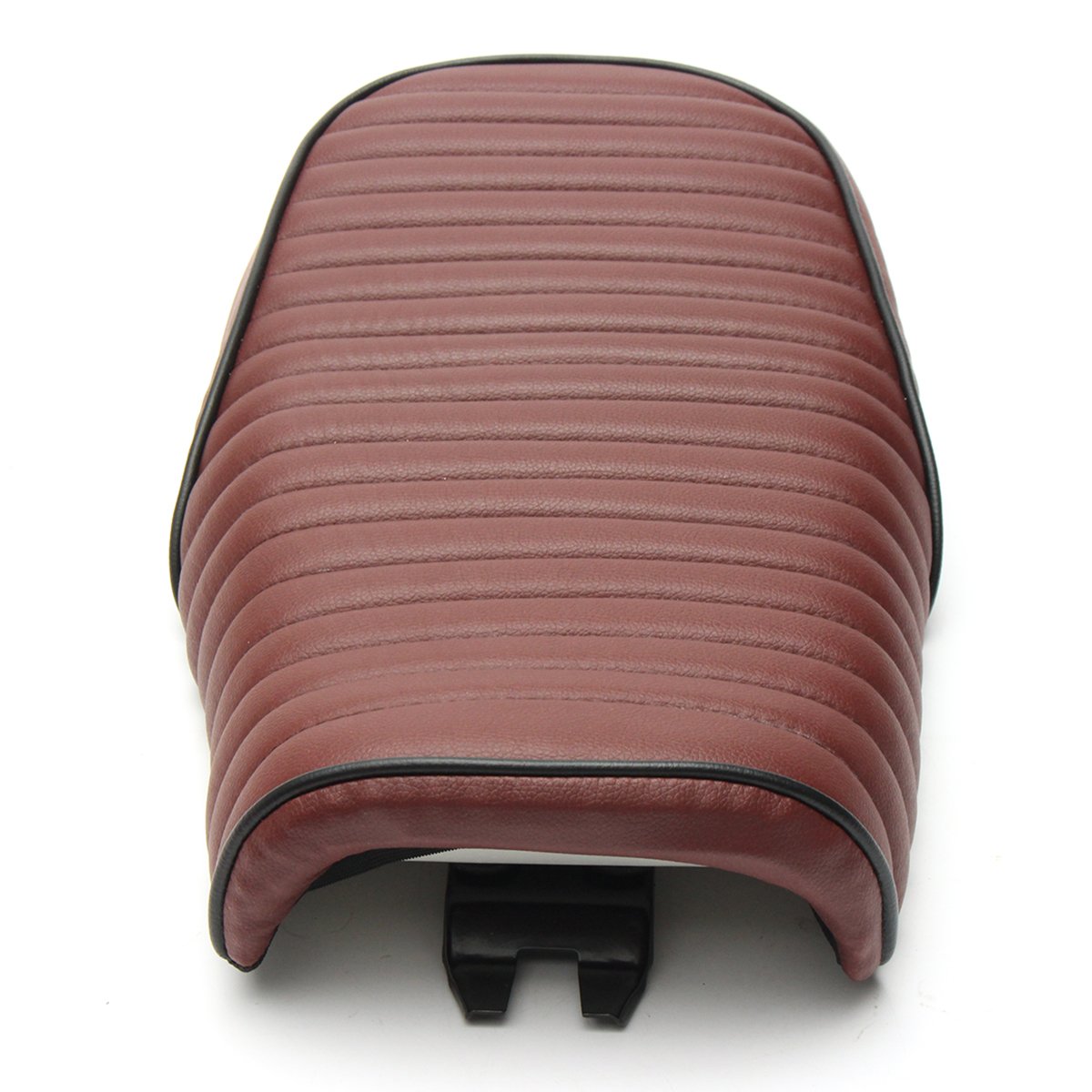 Moto Brownâtre Rouge Plat Personnalisé Café Racer Siège Vintage Selle Universel pour Honda