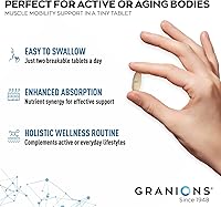 Vista 4 de Granions Complejo de píldoras relajantes musculares, magnesio, potasio, selenio, cobre, vitaminas B, relajante, suplemento diario de comodidad