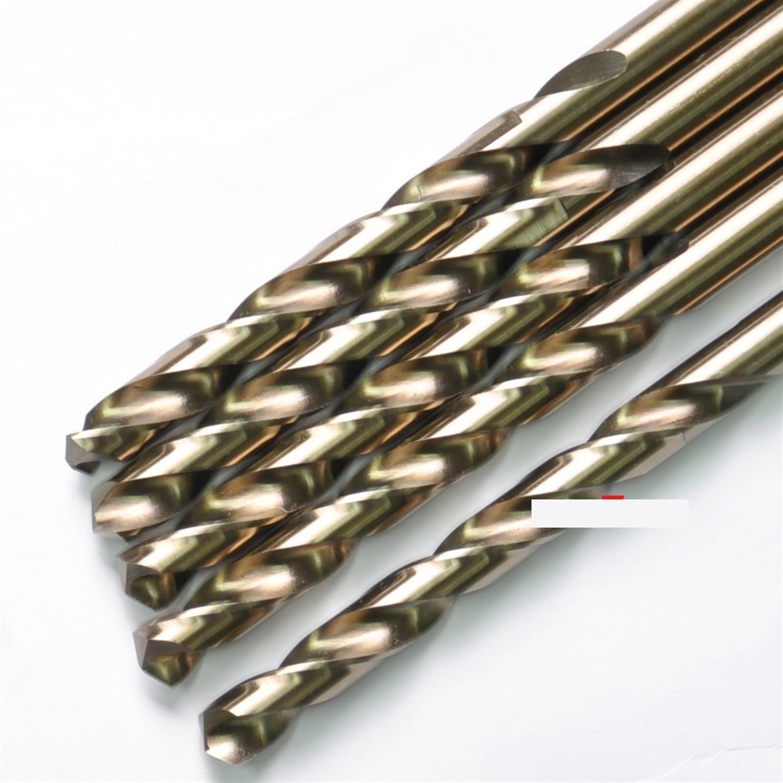 Juego de brocas de cobalto 10PCS 1.0-7MM M35, juego de herramientas de taladro HSSCO for taladrar en acero duro, acero inoxidable de hierro fundido(1.5mm)