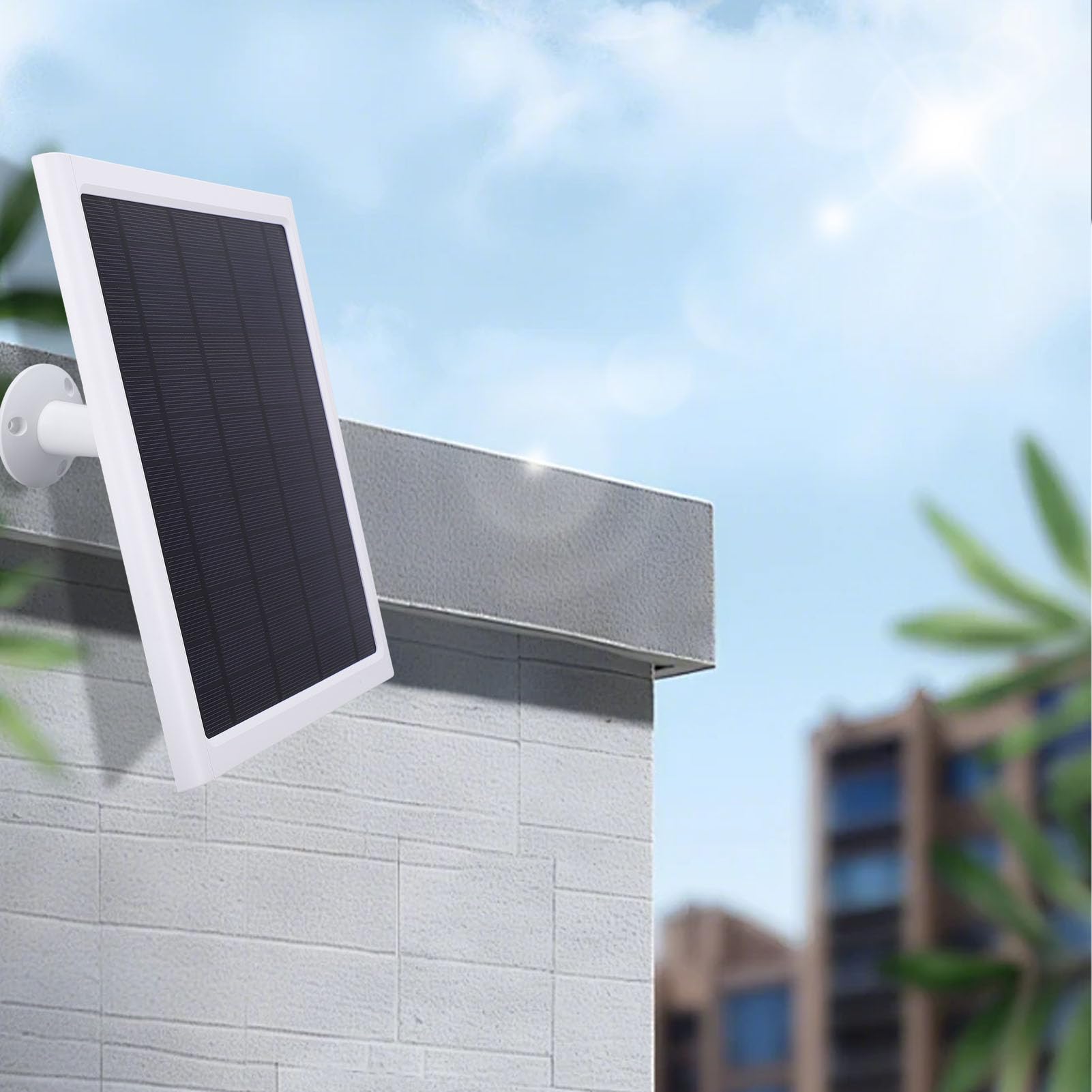Annadue 15W Solarpanel für Innen- und Außenkameras (2 Stücke)