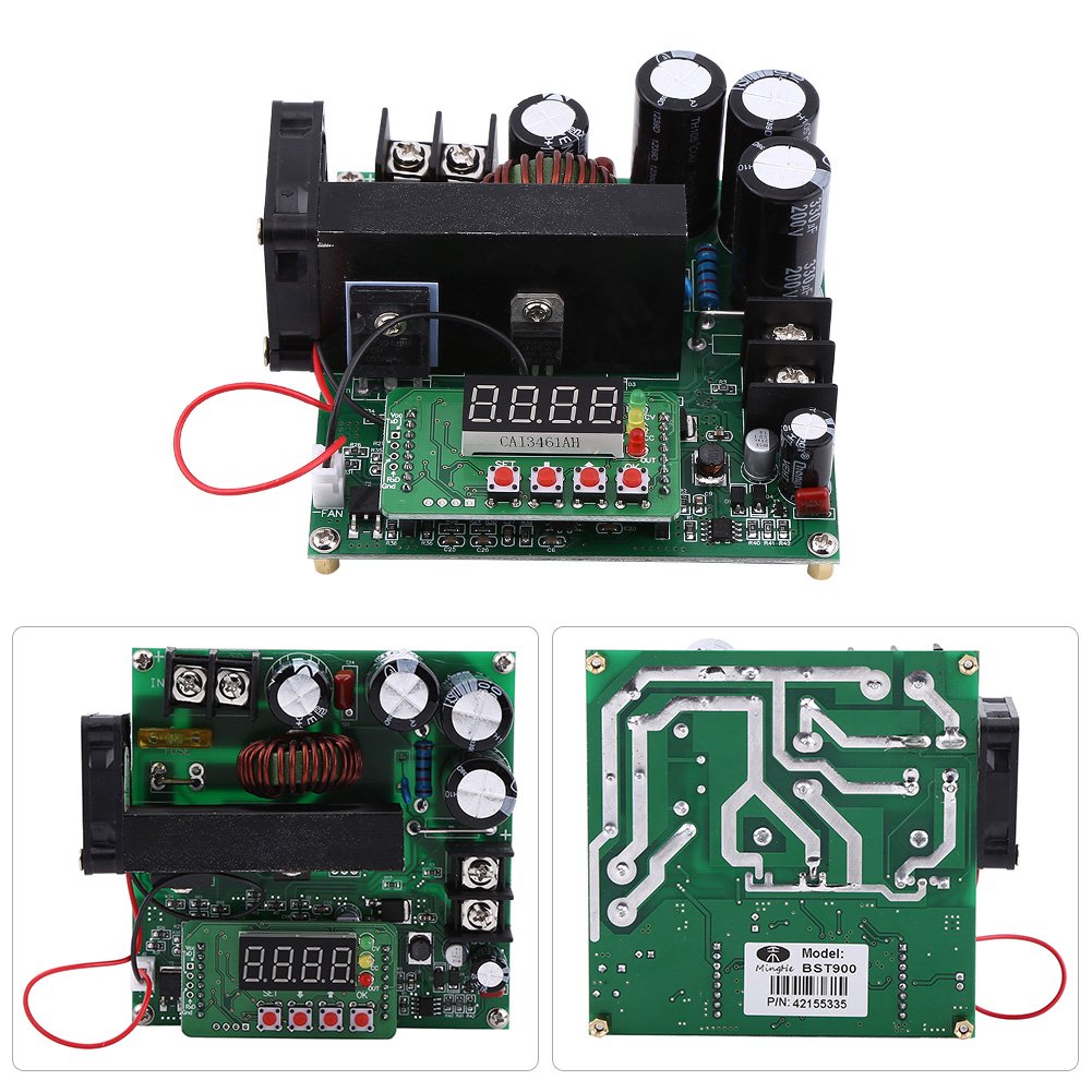 DC LED Steuerung Wandler Converter Modul - Eingang 8-60V, Ausgang 10-120V, 900W, 0-15A