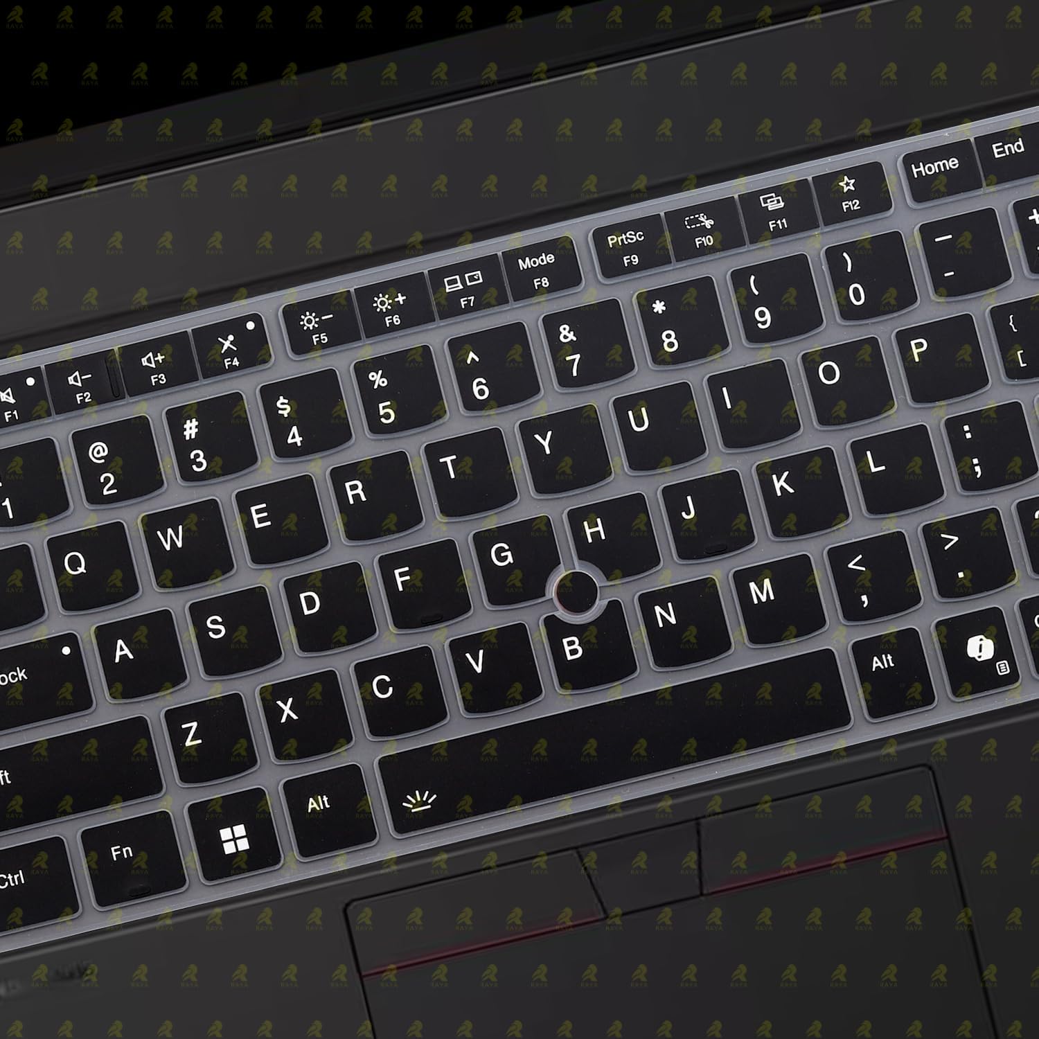 RAYA Silicone Keyboard Cover for Lenovo Thinkpad E14 (Gen7) Thinkpad L14 (Gen6) Thinkpad T14 (Gen5/Gen6) Thinkpad P14s (Gen5/Gen6) Laptops [Will NOT FIT for Other Gen Model of Thinkpad] (Black) — Amazon image 8