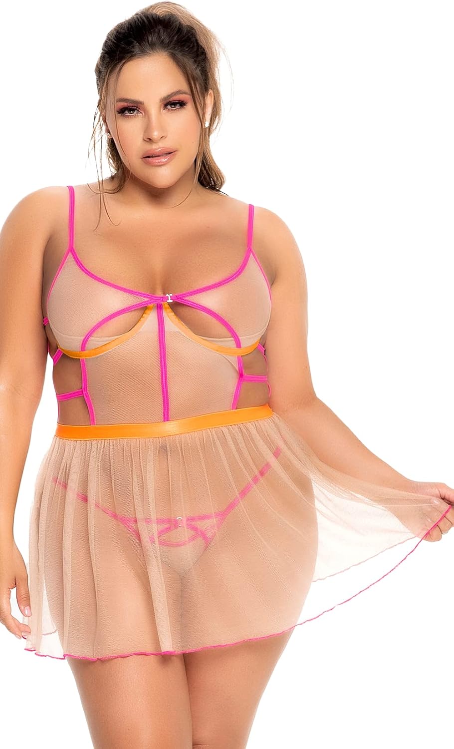 Mapalé by Espiral womens Babydoll Lingerie Set
